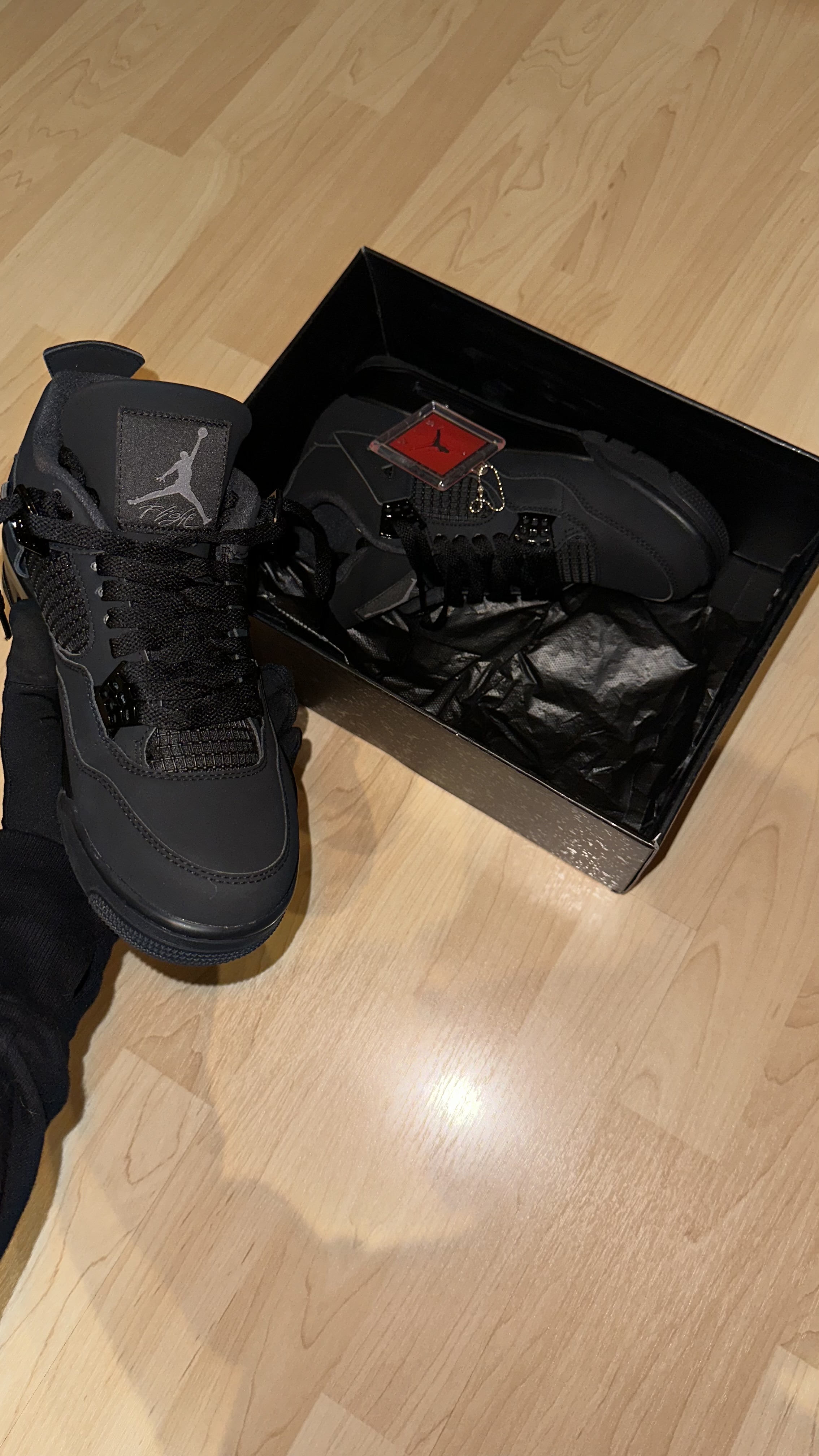PKgod Air Jordan 4 Retro Black Cat CU1110-010 review 3