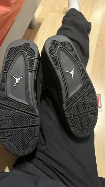  Pkgod Air Jordan 4 Retro Black Cat   review N 06