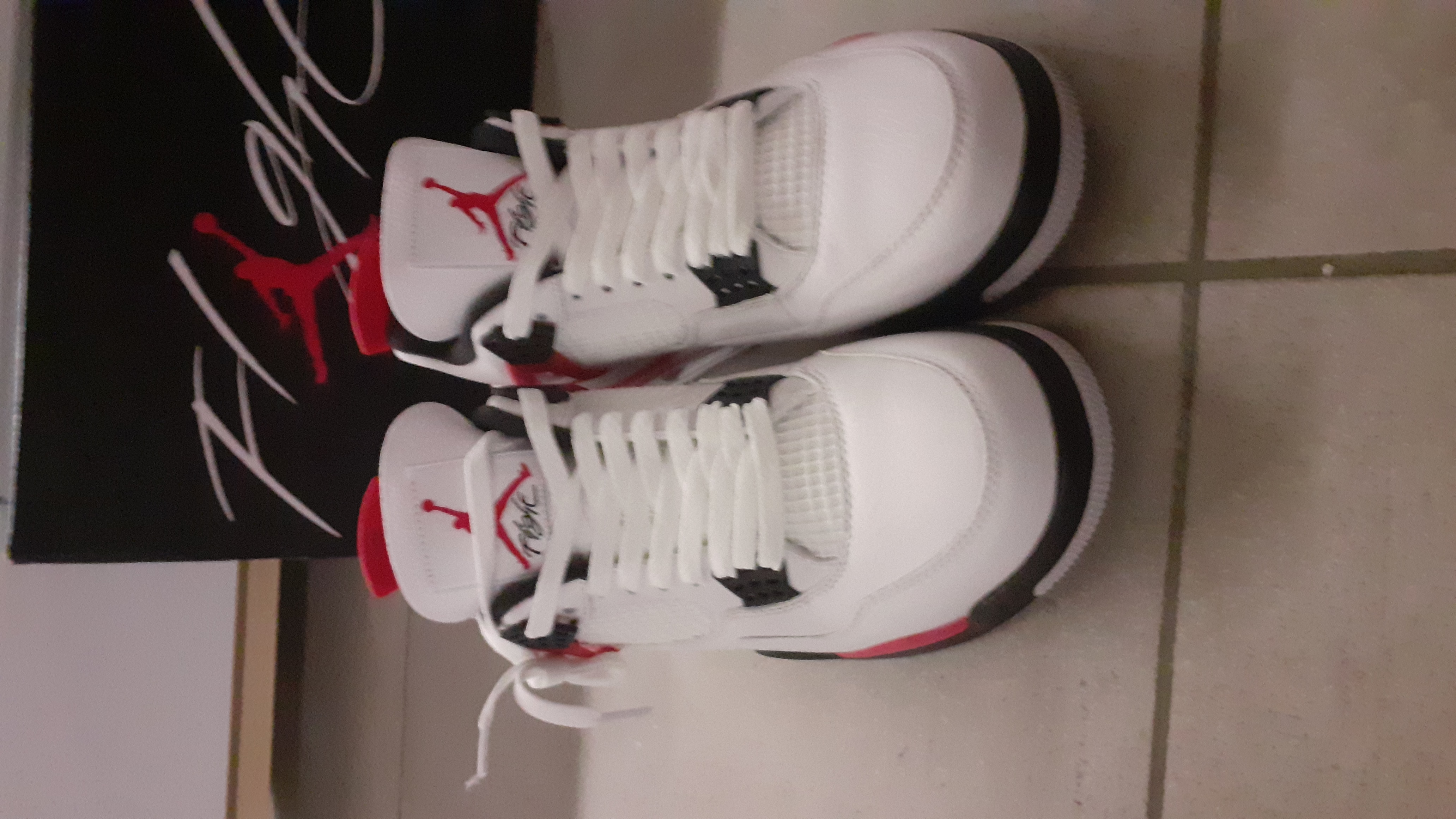 Pkgod Air Jordan 4 Retro Red Cement   review Nassim 02