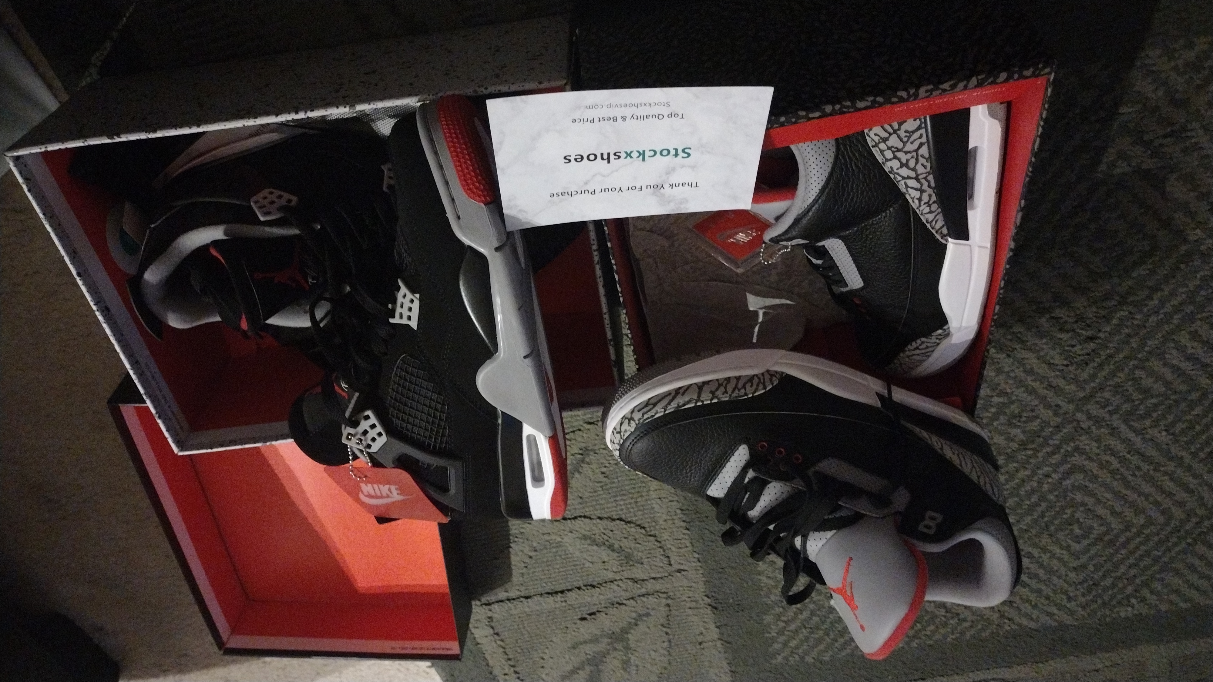    Stockxshoes Special Sale &  Air Jordan 3 Retro Black Cement review 0
