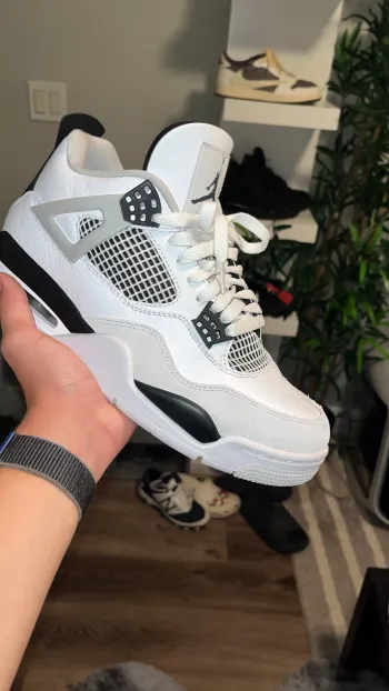 Pkgod Air Jordan 4 Retro Military Black   review James 03