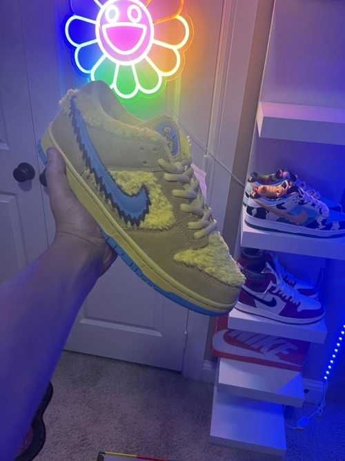    Pkgod Nike SB Dunk Low Grateful Dead Yellow Bear review 