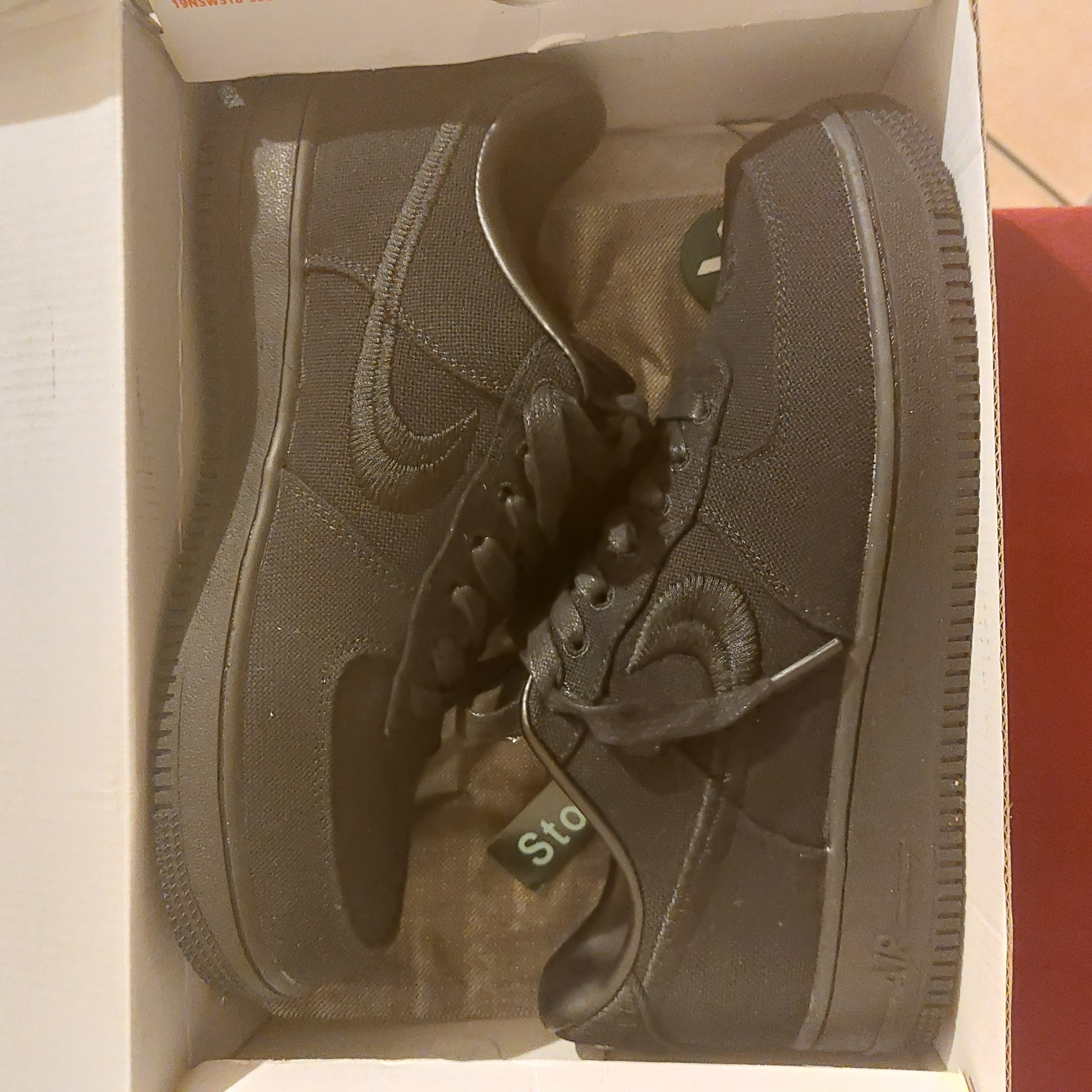    Pkgod Nike Air Force 1 Low Stussy Black review Osso 02