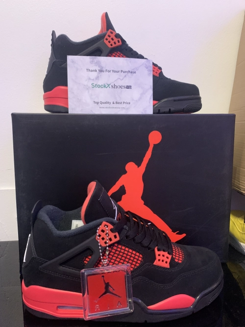     XP Factory Sneakers & Air Jordan 4 Retro Red Thunder  CT8527-016  review 