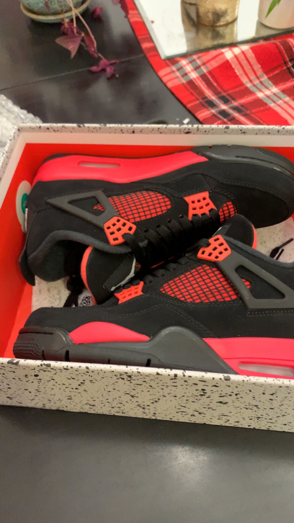 Pkgod Air Jordan 4 Red Thunder CT8527-016 review 0
