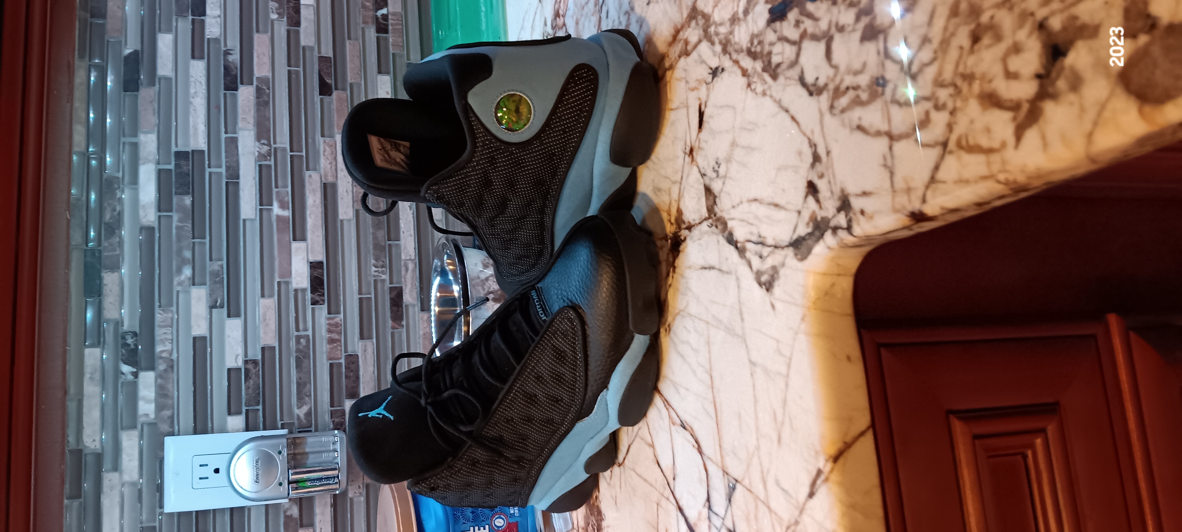 Pkgod Air Jordan 13 Retro Black University Blue review Brandon