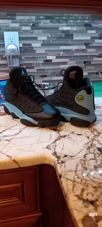 Pkgod Air Jordan 13 Retro Black University Blue review Brandon 