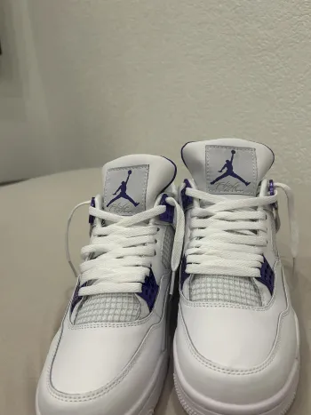  Pkgod Air Jordan 4 Retro Metallic Purple   review Michi 02