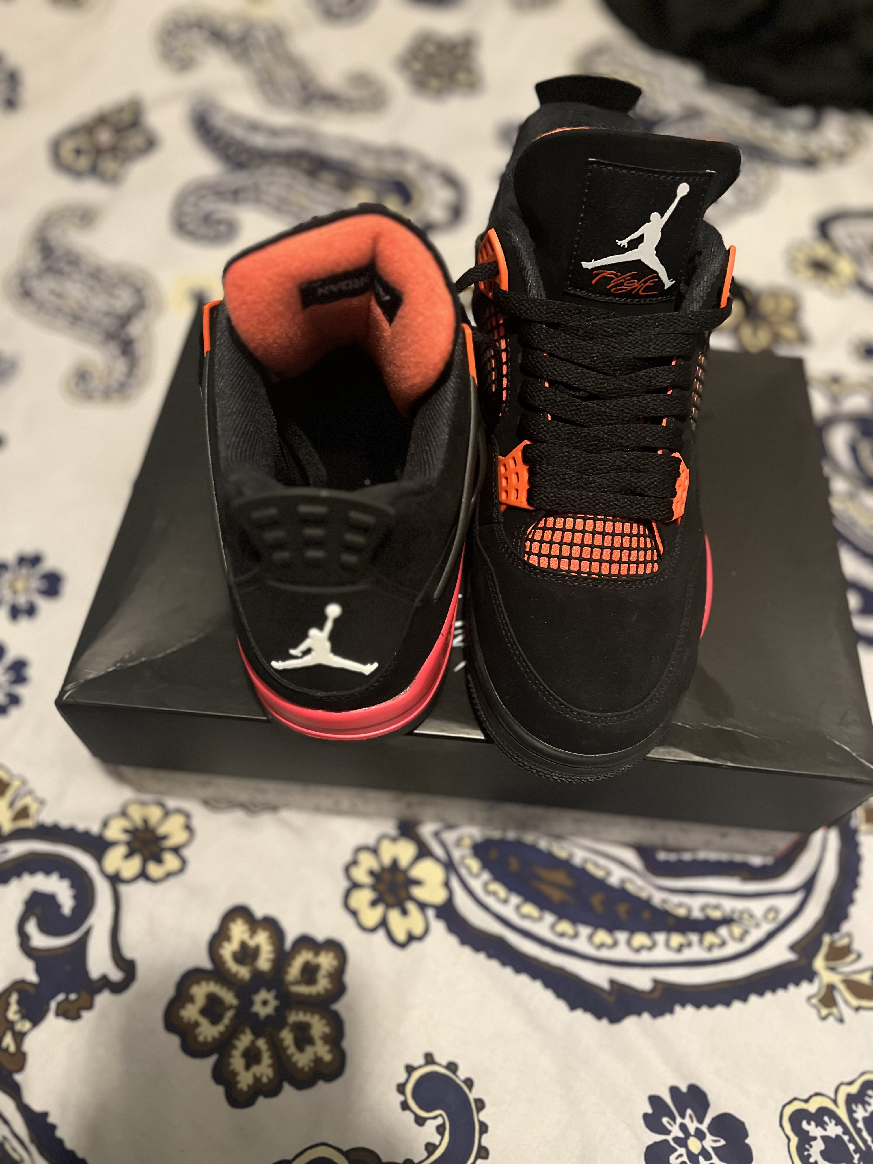  Pkgod Air Jordan 4 “Red Thunder”   review David 01