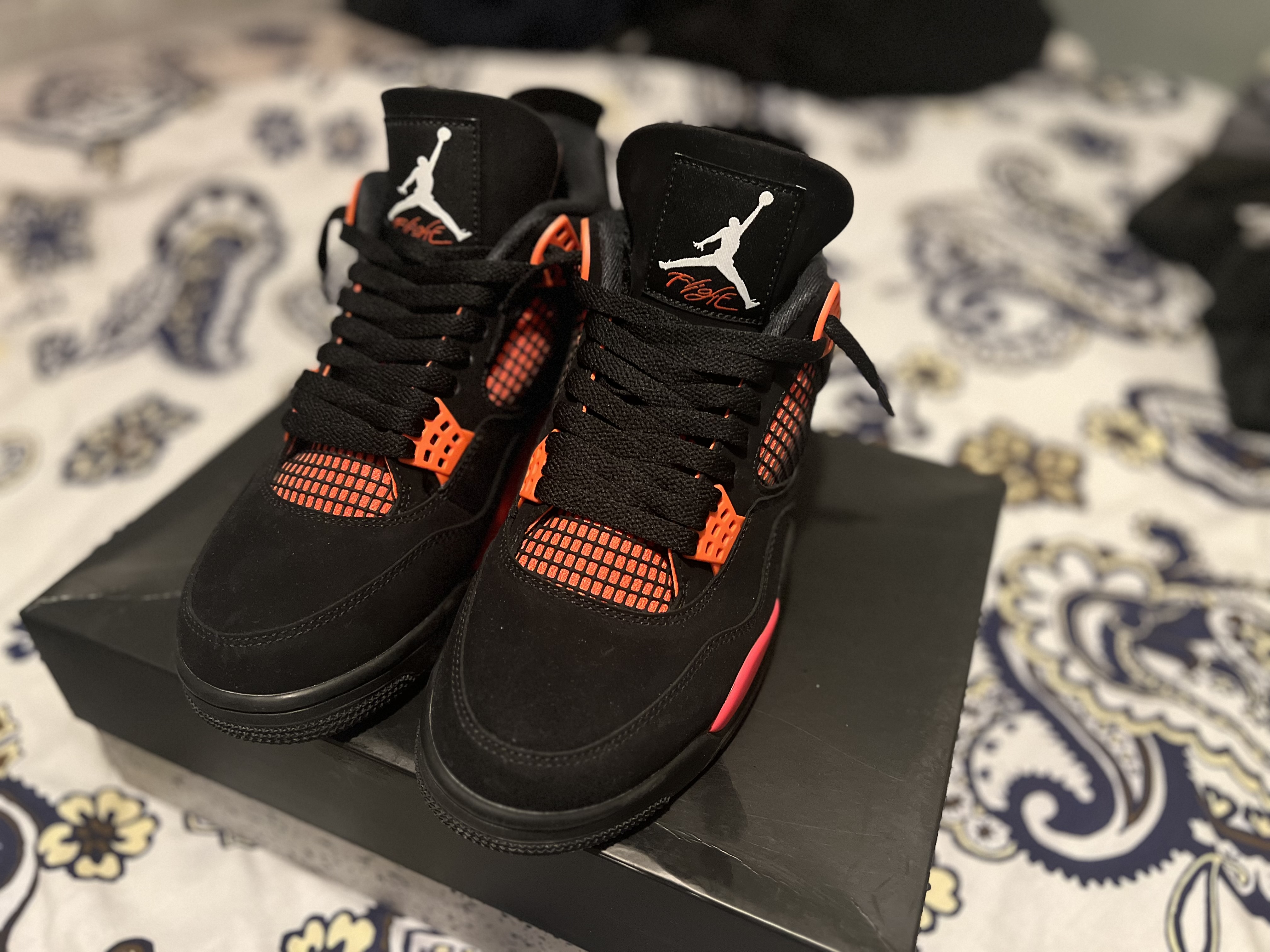  Pkgod Air Jordan 4 “Red Thunder”   review David 02