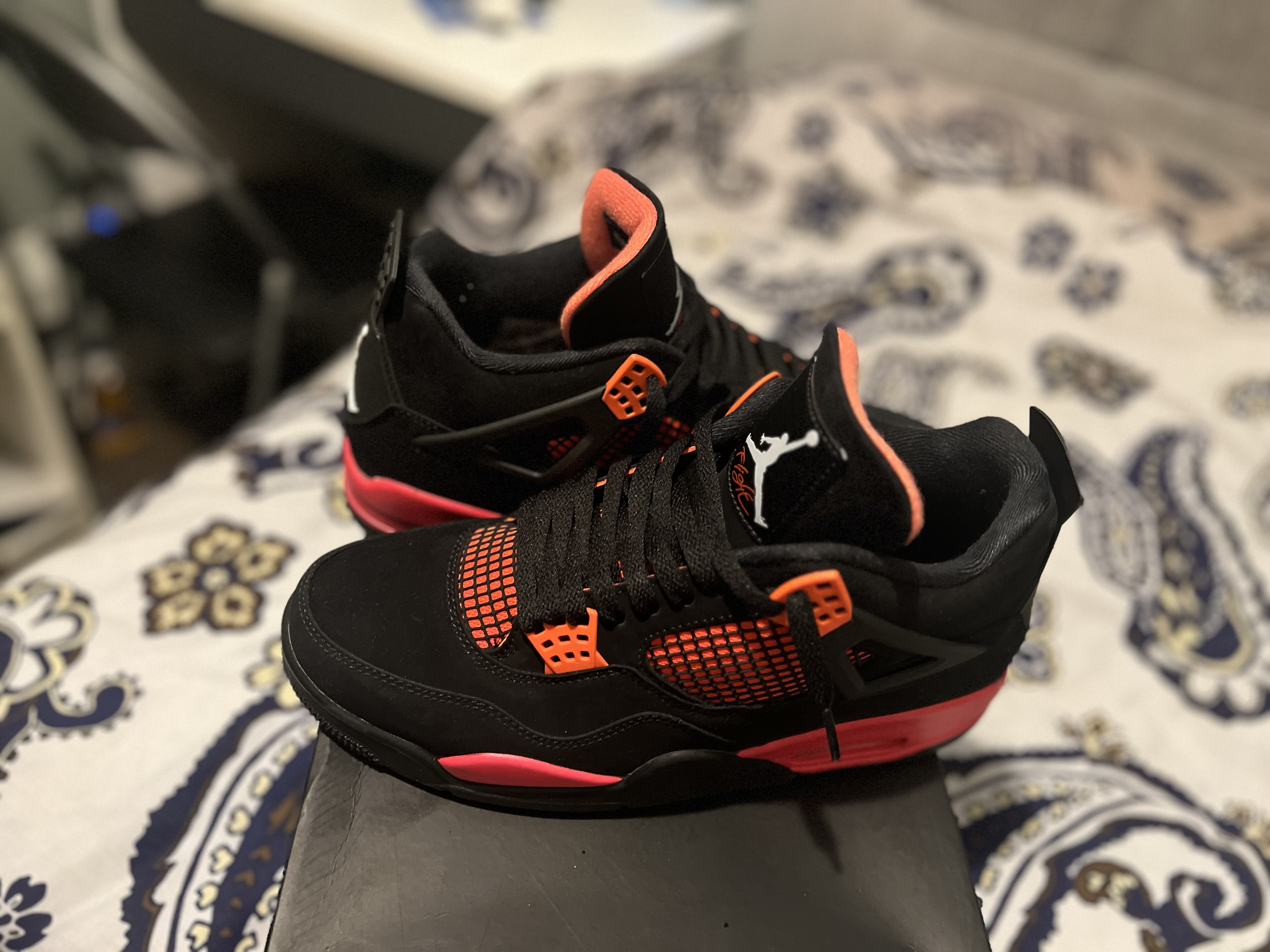  Pkgod Air Jordan 4 “Red Thunder”   review David 03