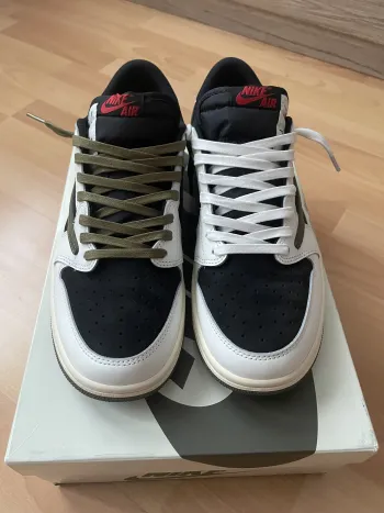  Pkgod Air Jordan 1 Retro Low OG SP Travis Scott Olive review Raul  03