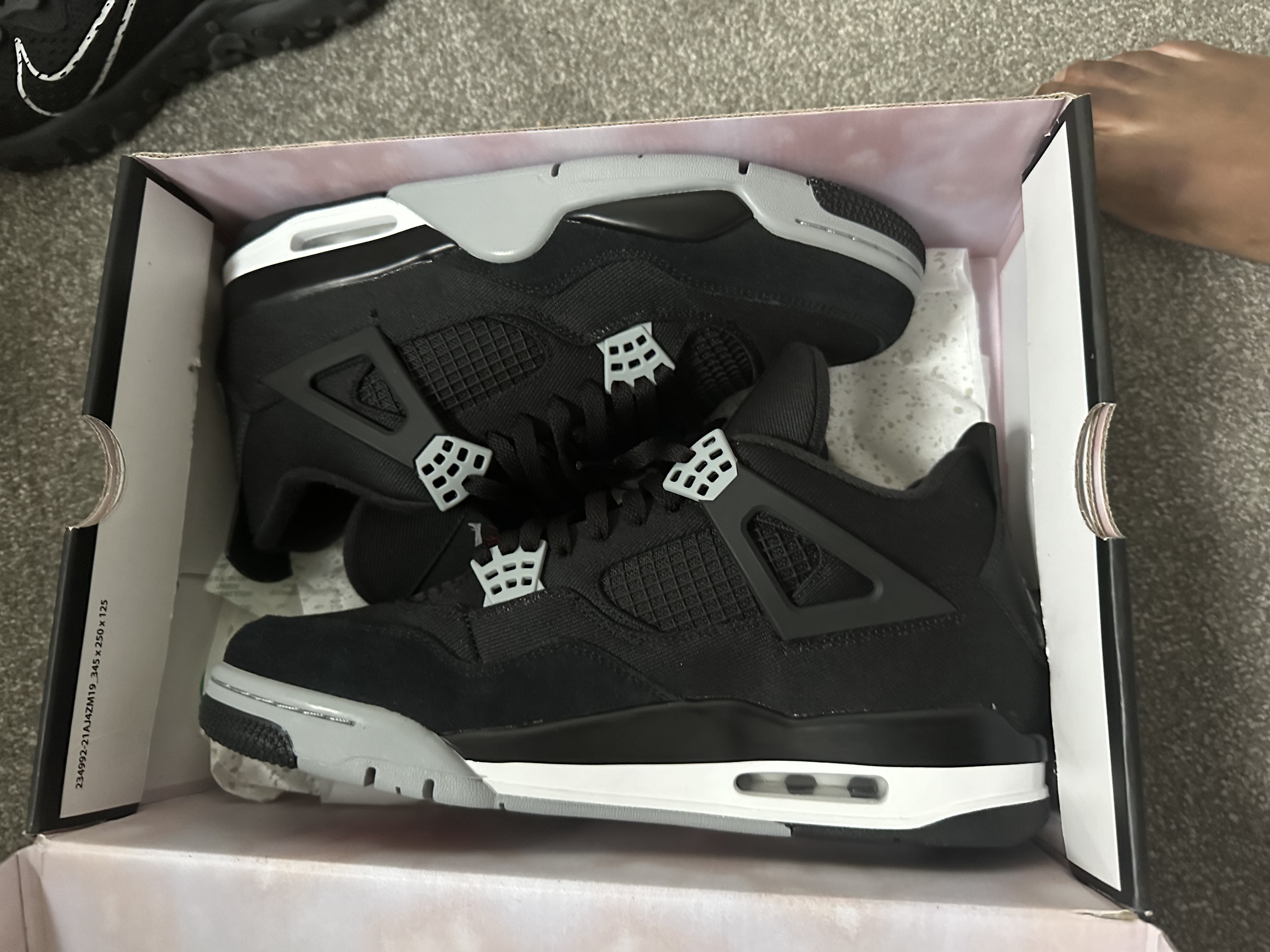  Pkgod Air Jordan 4 Retro SE Black Canvas   review Dev