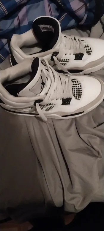 Pkgod Air Jordan 4 Retro Military Black   review Aj4  01