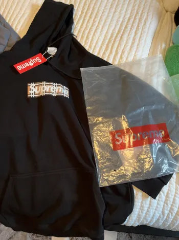 Top Quality Supr Box Logo Hooded Sweatshirt Black ttl01 review Twitchmound 01