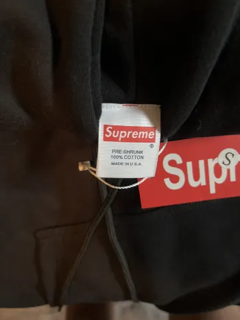 Top Quality Supr Box Logo Hooded Sweatshirt Black ttl01 review Twitchmound 02