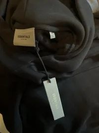 Top Quality Fear Of God Essentials Hoodie Black review 1