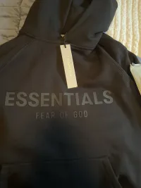 Top Quality Fear Of God Essentials Hoodie Black review 2