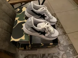$29 For 2nd Pair & A Bathing Ape Bape Sta Low Grey Black review Nassim 01