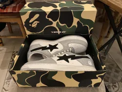 $29 For 2nd Pair & A Bathing Ape Bape Sta Low Grey Black review Nassim 02