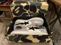 $29 For 2nd Pair & A Bathing Ape Bape Sta Low Grey Black review 1
