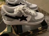 $29 For 2nd Pair & A Bathing Ape Bape Sta Low Grey Black review 3