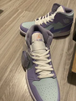 Pkgod Air Jordan 1 Mid Purple Pulse review Paul  02