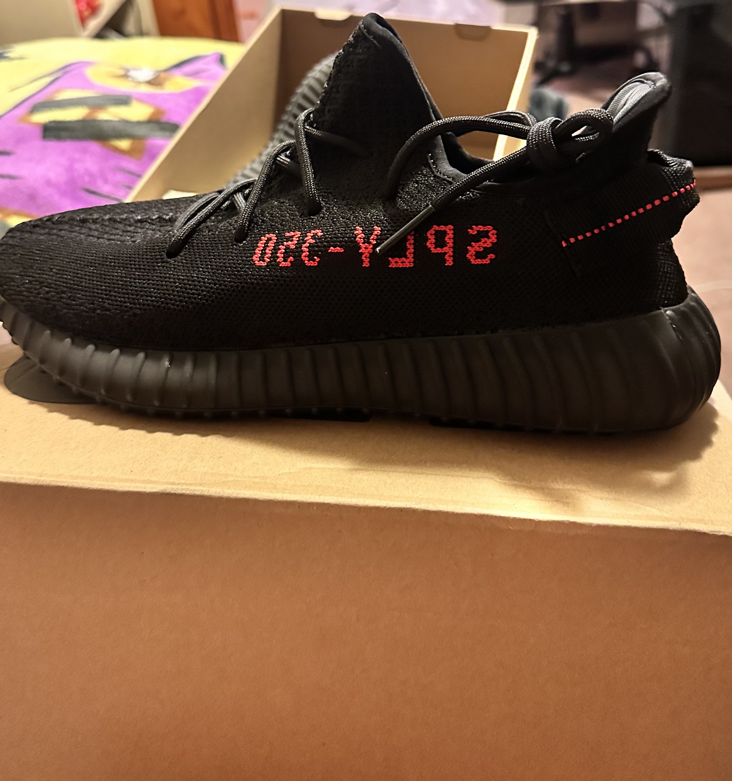    Adidas Yeezy Boost 350 V2 Black Bred $79.9 review 0