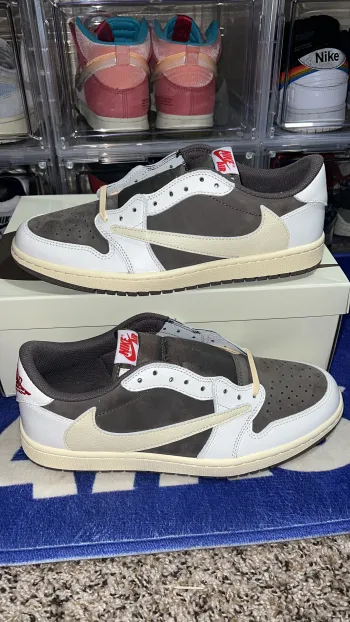  Pkgod Air Jordan 1 Retro Low OG SP Travis Scott Reverse Mocha   review Vance 