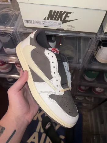  Pkgod Air Jordan 1 Retro Low OG SP Travis Scott Reverse Mocha   review Brahiel