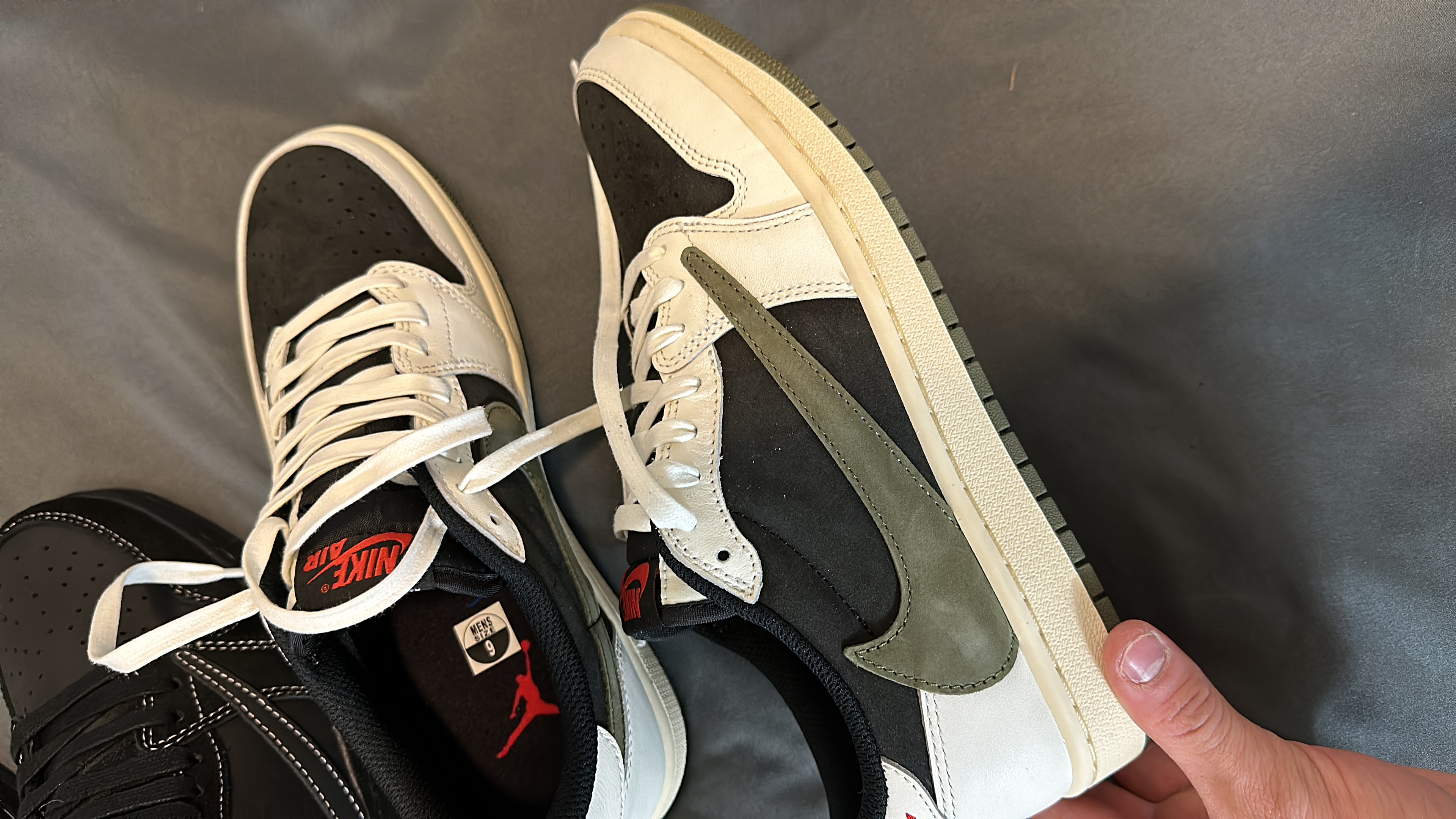  Pkgod Air Jordan 1 Retro Low OG SP Travis Scott Olive review Bautista Diubertti