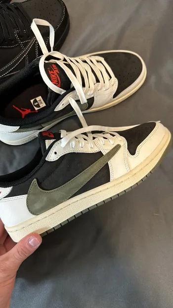  Pkgod Air Jordan 1 Retro Low OG SP Travis Scott Olive review Bautista Diubertti
