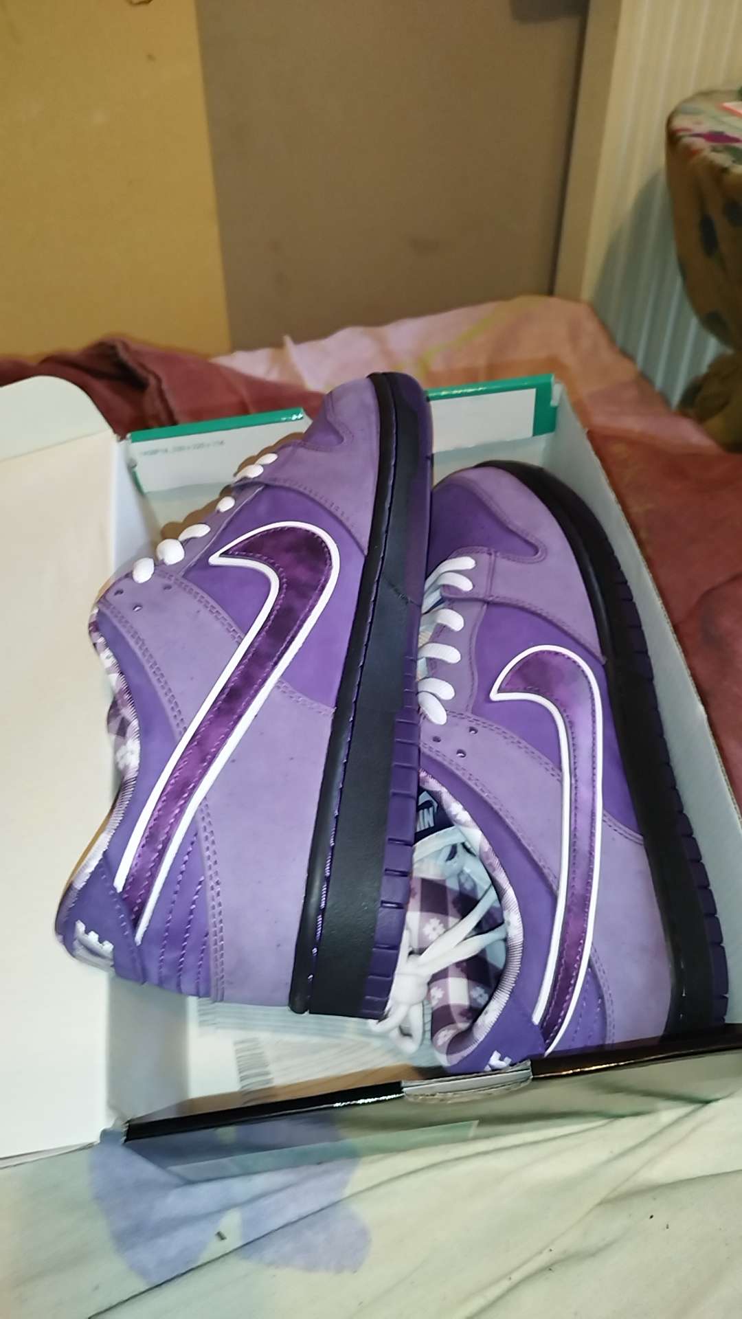 Pkgod Nike SB Dunk Low Pro OG QS Purple Lobster（Special Box) review Matis 02