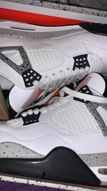 Pkgod Air Jordan 4 Retro White Cement review Alfonso 01