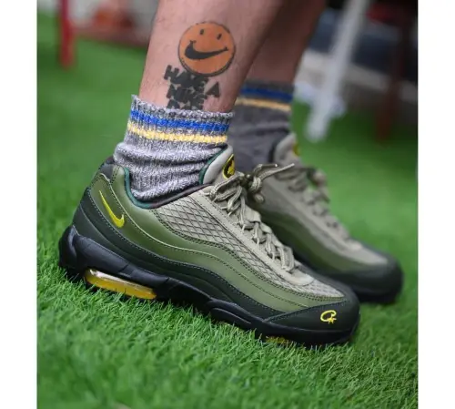 Pkgod Nike Air Max 95 SP Corteiz Gutta Green FB2709-300 review 
