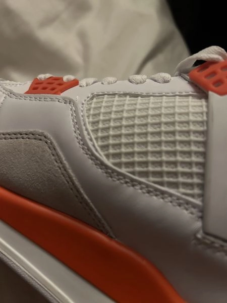    XP Factory Sneakers & Air Jordan 4 White Orange DR5415-108 review 
