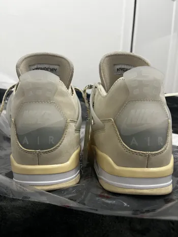  Pkgod  Air Jordan 4 Retro Off-White Sail   review Ovidio 02