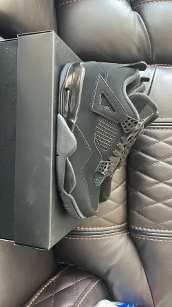  Pkgod Air Jordan 4 Retro Black Cat   review Ovidio 02