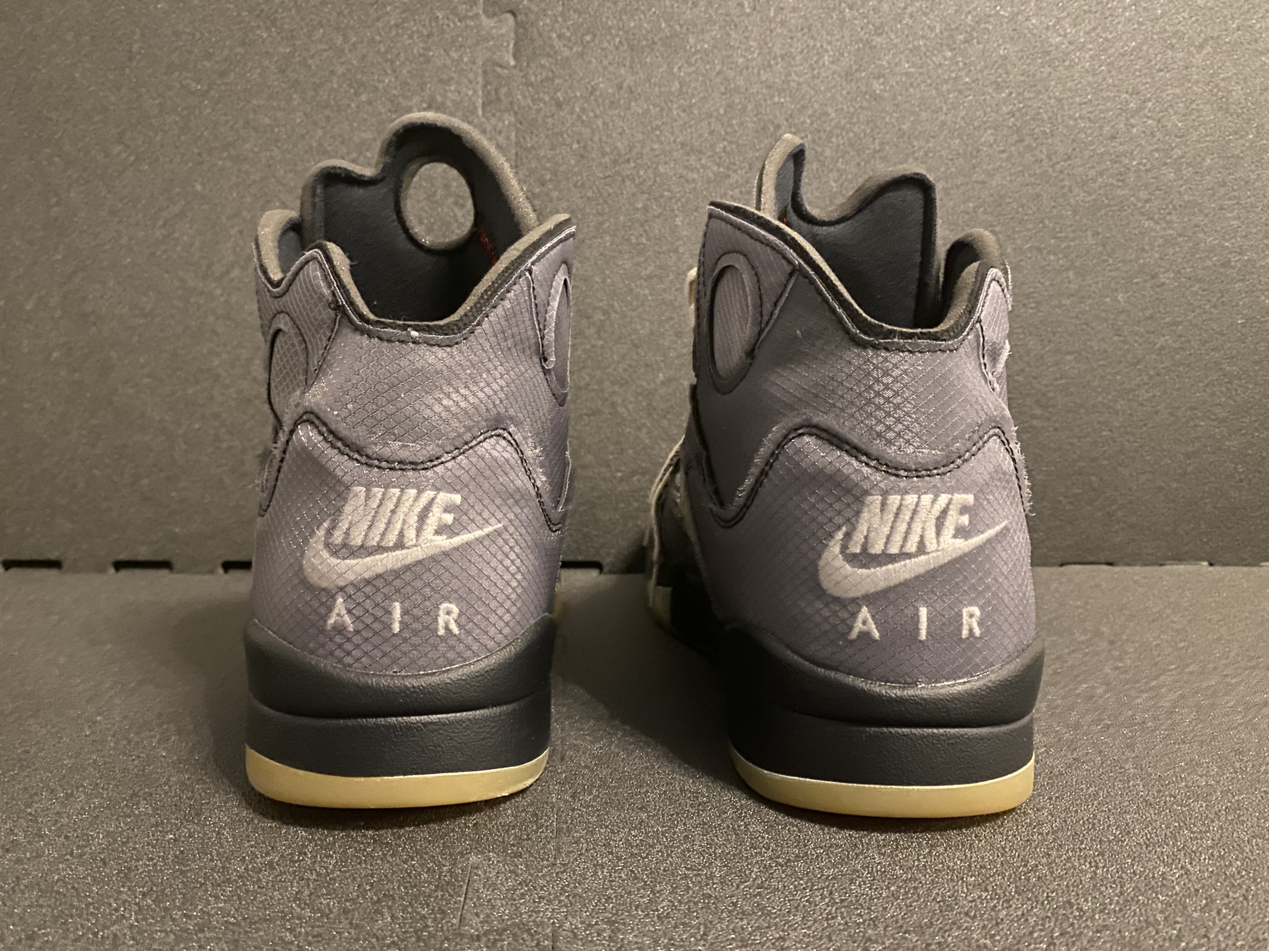 Pkgod Air Jordan 5 Retro Off-White Black review Matthias 01