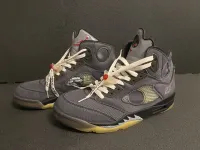 Pkgod Air Jordan 5 Retro Off-White Black review 1