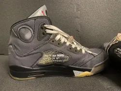Pkgod Air Jordan 5 Retro Off-White Black review Matthias 03