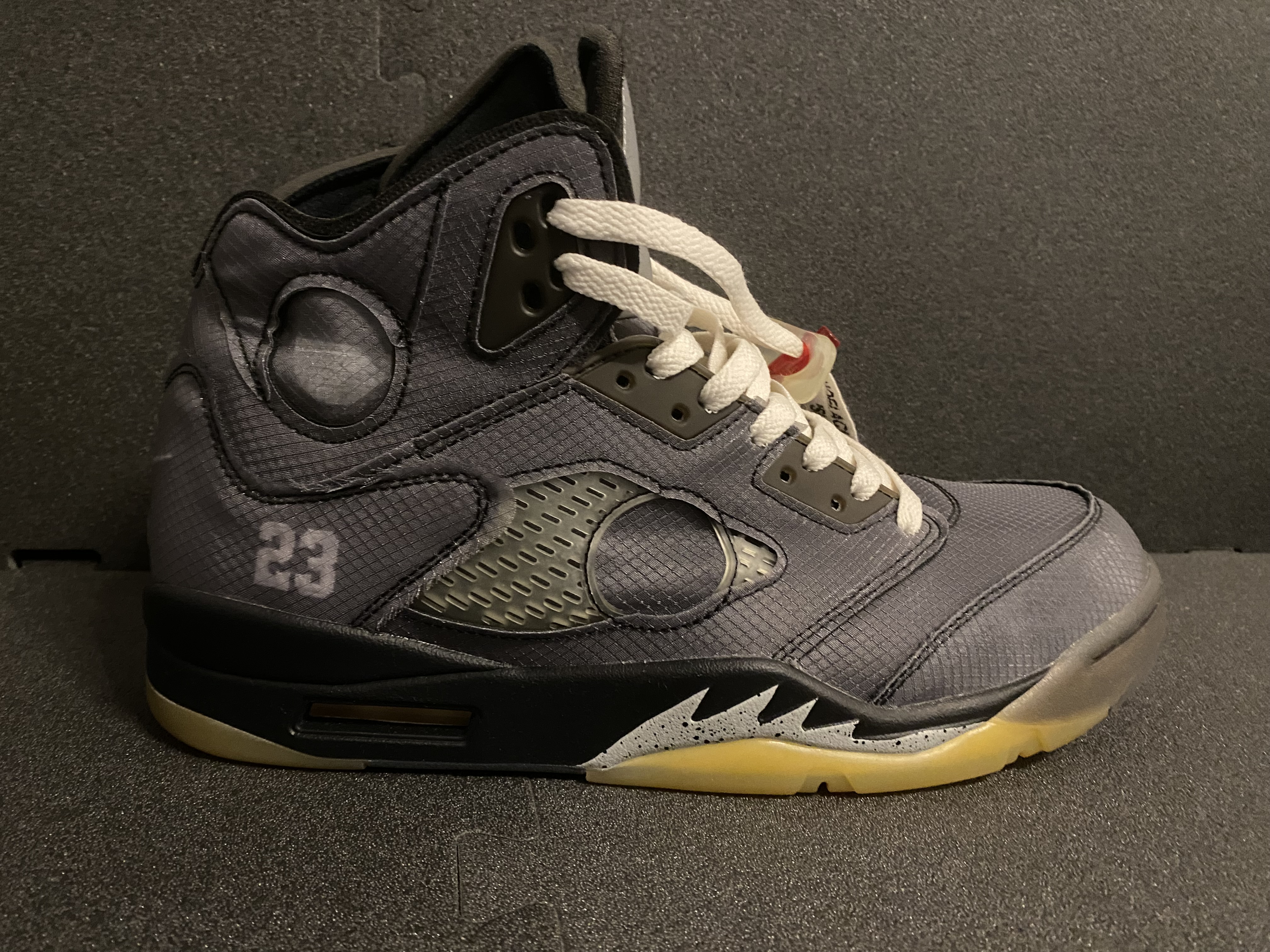 Pkgod Air Jordan 5 Retro Off-White Black review Matthias 05