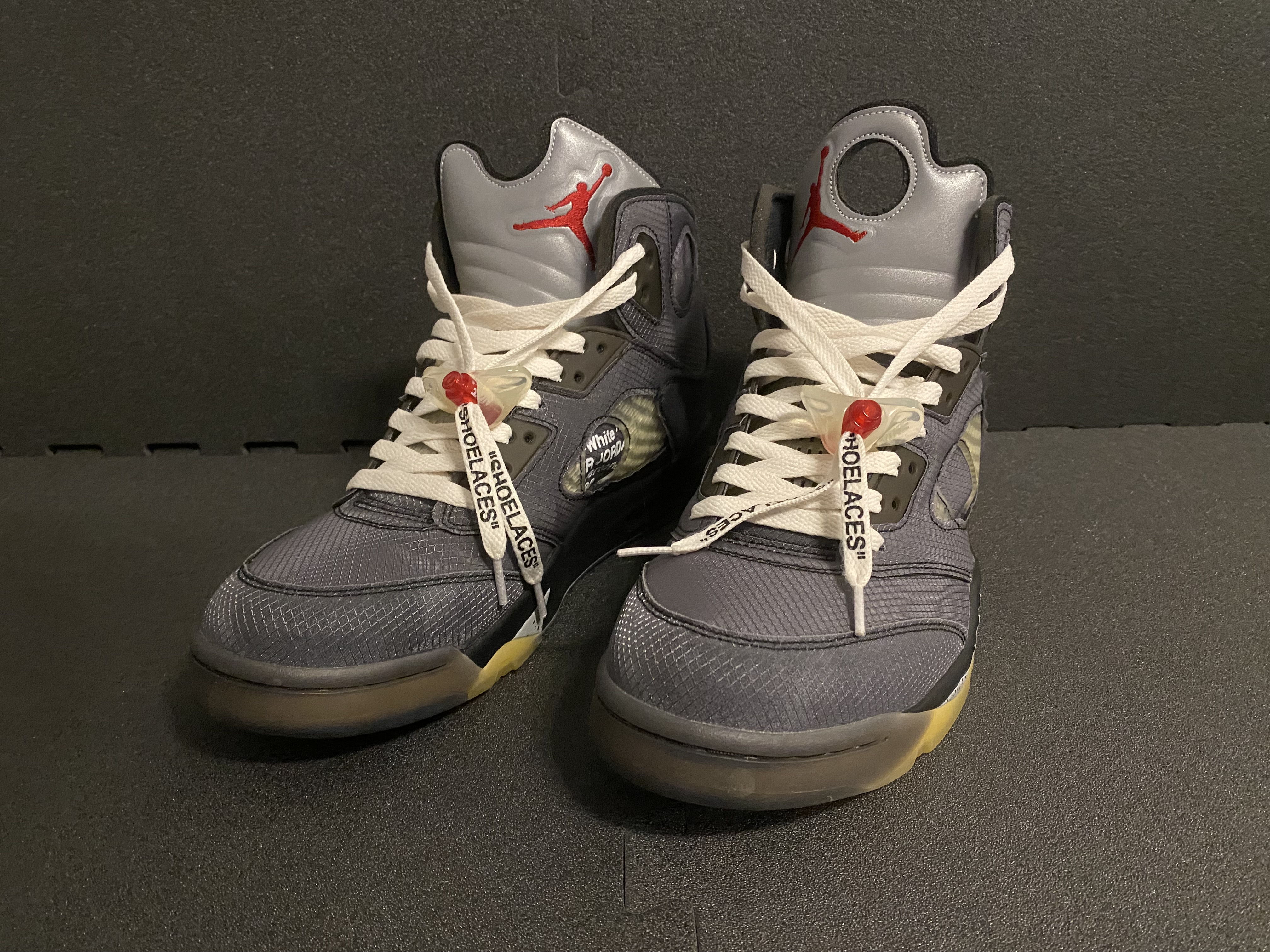 Pkgod Air Jordan 5 Retro Off-White Black review Matthias 06