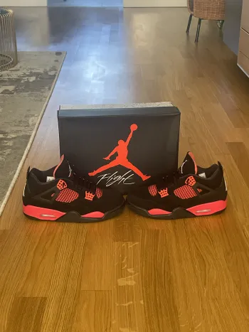  Pkgod Air Jordan 4 “Red Thunder”   review Enis saiti 06