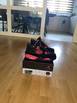  Pkgod Air Jordan 4 “Red Thunder”   review Enis saiti 03
