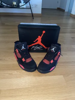  Pkgod Air Jordan 4 “Red Thunder”   review Enis saiti 05