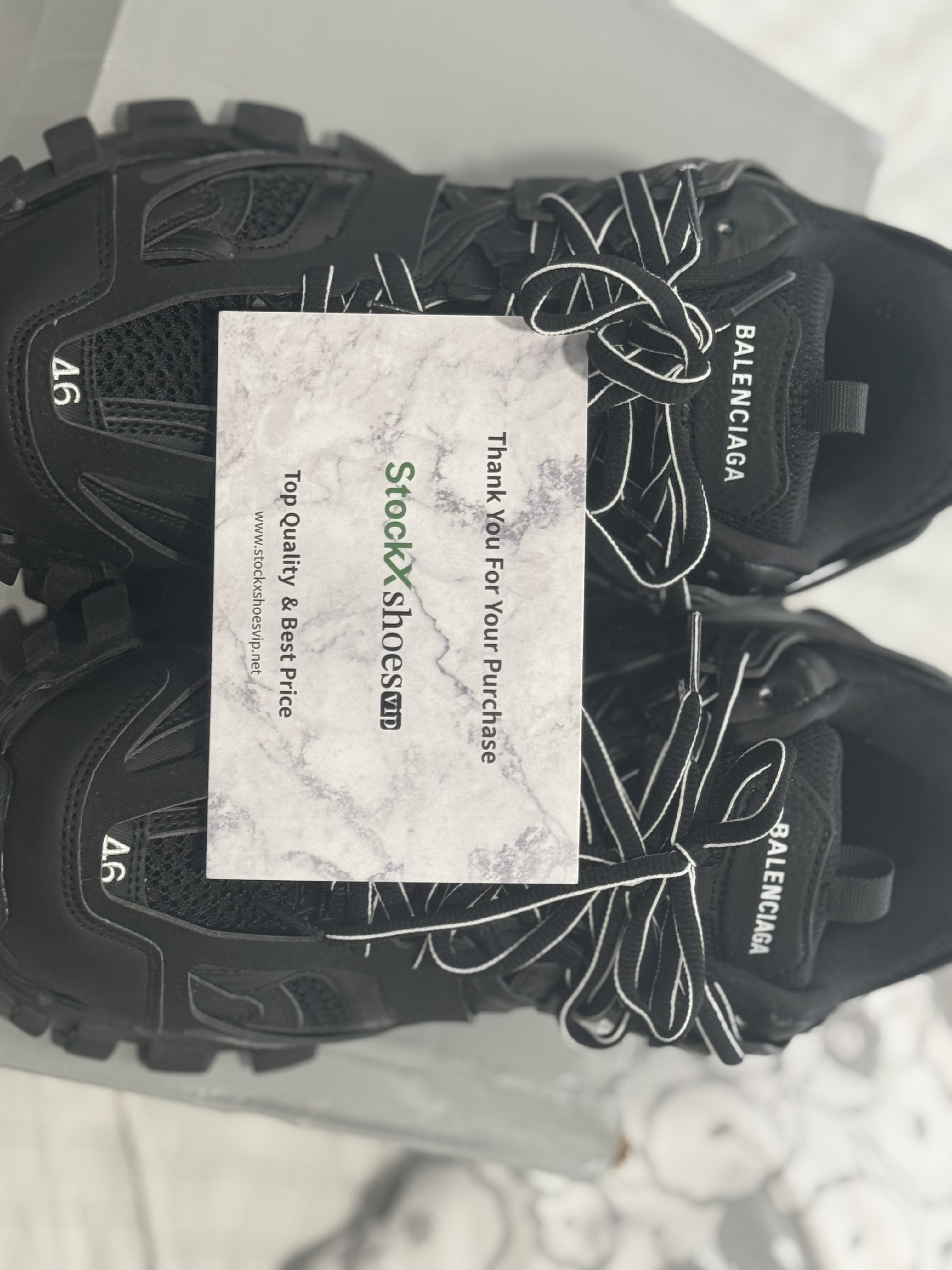 Pkgod Balenciaga Track Tess S.Black(With Light) review Demmar Johnson 01