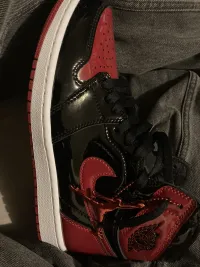 Pkgod Air Jordan 1 High OG Bred Patent review 0