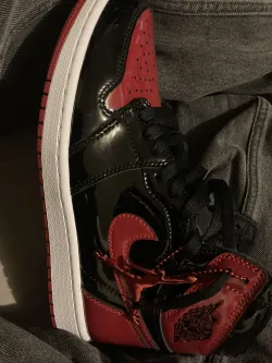 Pkgod Air Jordan 1 High OG Bred Patent review ElOsito