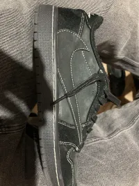  Pkgod Air Jordan 1 Retro Low OG SP Travis Scott Black Phantom review 0